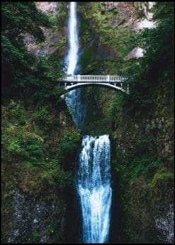 Bridge Over Waterfall