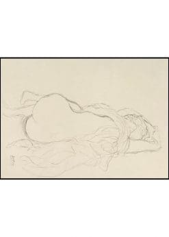 Reclining Nude with Drapery, Back View