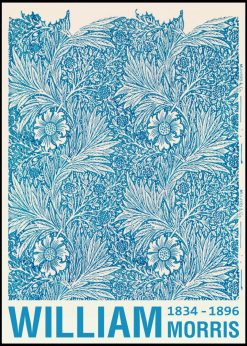 Blue Marigold by William Morris Design